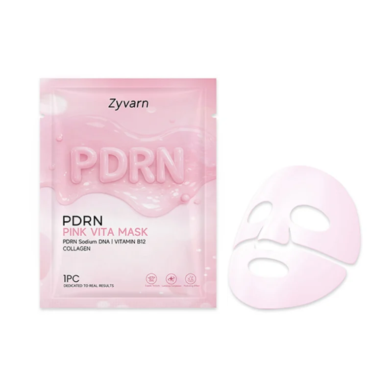 PDRN Pink Collagen Mask Korean Vitamin B12 Skincare