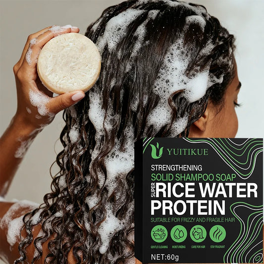 YUITIKUE Rice Protein Shampoo Bar 60g - Rich Delicate Foam