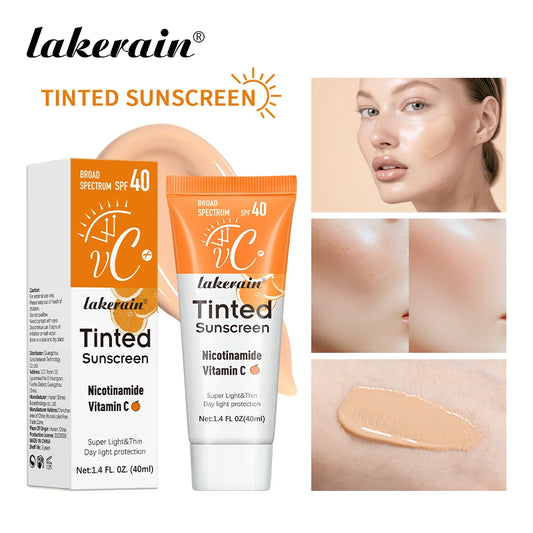 SPF40 Tinted Moisturizing VC Sunscreen Skin Protection Refreshing