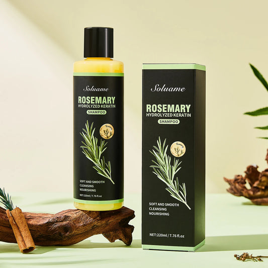Rosemary Shampoo with Hydrolyzed Keratin - Soft, Smooth