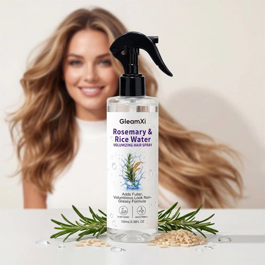 Rosemary Rice Water Hair Spray, Nourishes Roots Ends, Leaves Hair