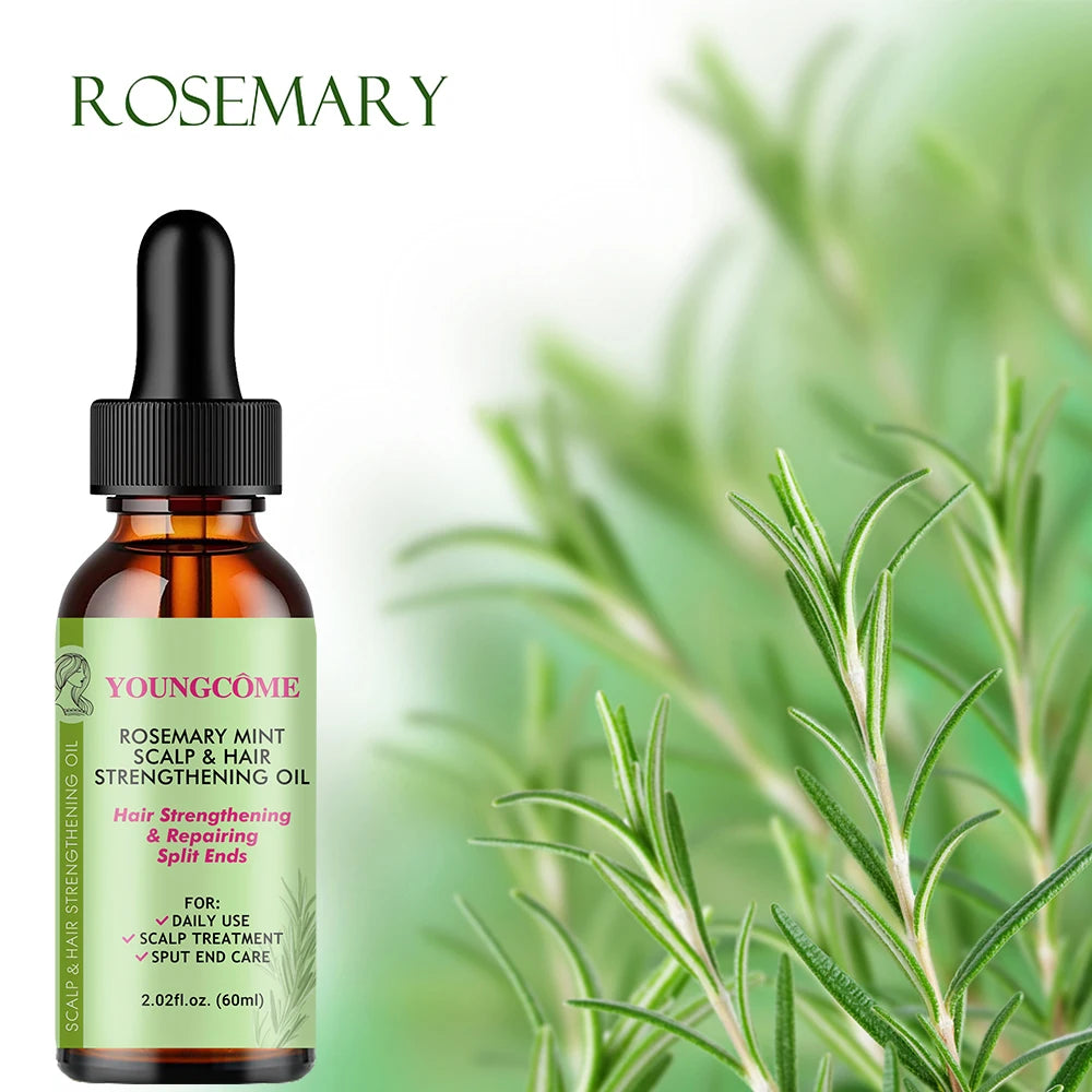 Hair Care Essential Oil Rosemary Mint Hair Strengthening Oil