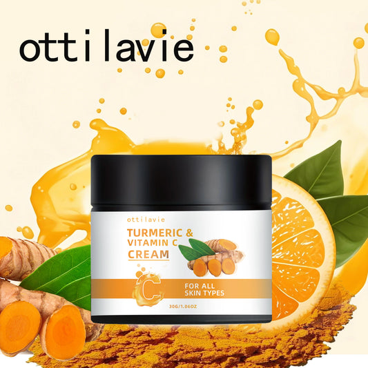 Turmeric Vitamin C Cream -Lightweight Nourishment for Face Neck