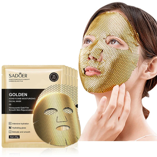 SADOER 24K Golden Moisturizing Facial Masks Face skincare Firming