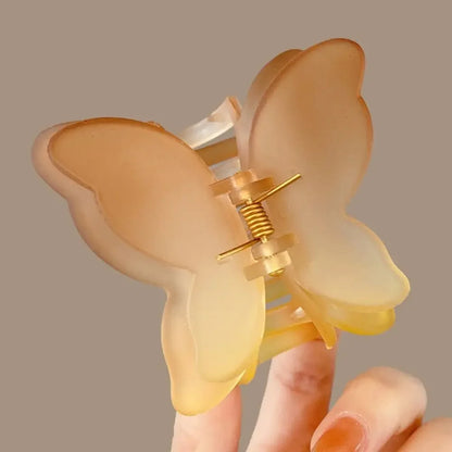 Gradient Butterfly Claw Hair Clip