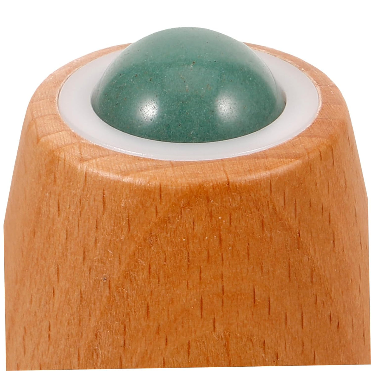 Wooden Jade Stone Face Roller – Cooling Facial Massage Tool