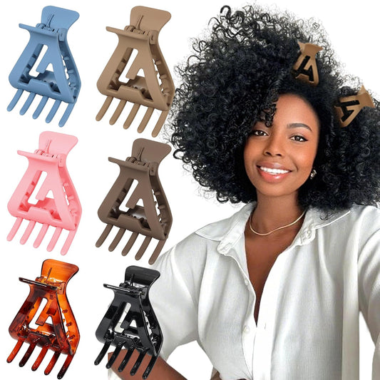 Root Lifting Hair Clips – Set of 6 Volumizing Claw Clamps for Curly Hair