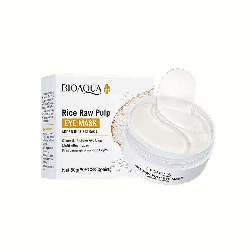 Rice Milk Under-Eye Patches – Moisturizing Hydrogel Eye Mask Jar