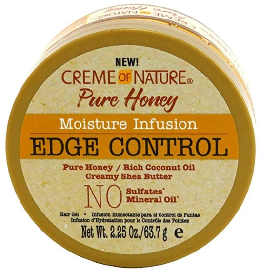 Moisture Infusion Edge Control Gel – Honey Edge Styling Gel, 2.25 oz