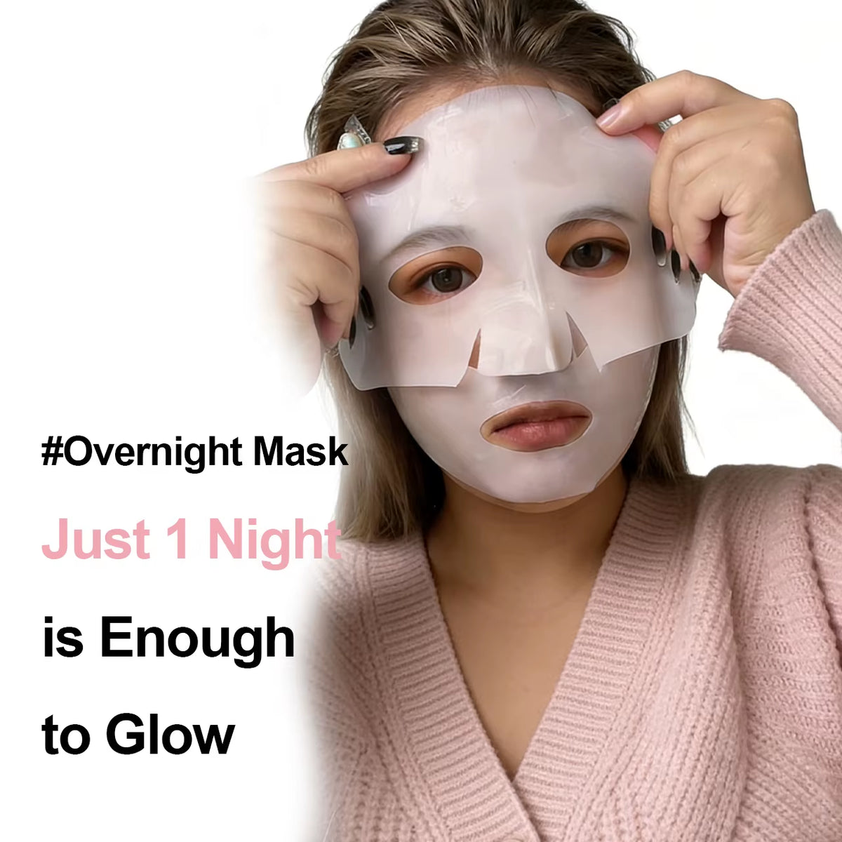 Collagen Gel Sheet Face Mask – Hydrating Crystal Facial Mask Pack