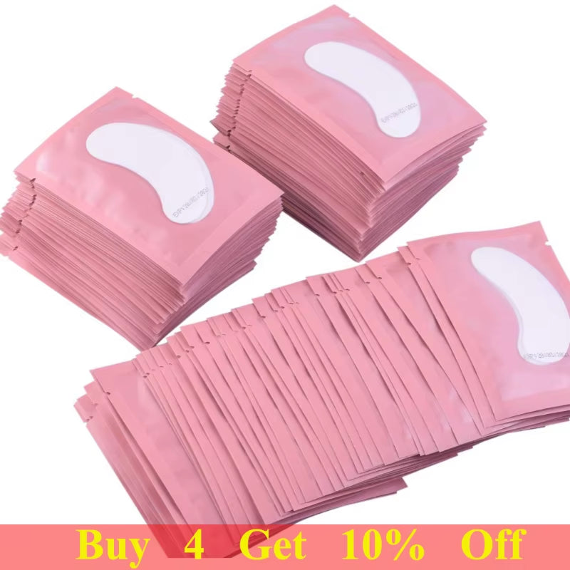 Hydrogel Under Eye Gel Pads – 50 Pairs, Lint-Free Eye Patches