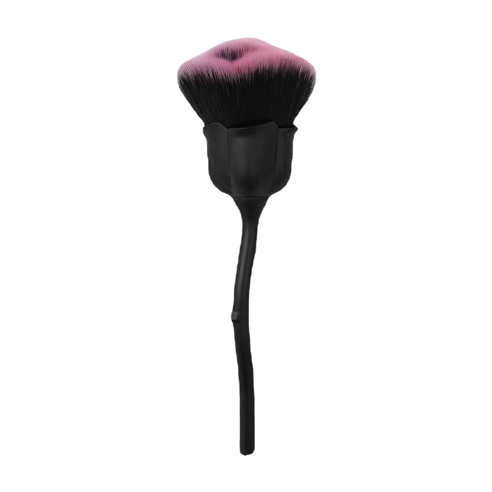Rose Flower Nail Dust Brush – Ultra-Soft Nylon Manicure Cleaning Brush