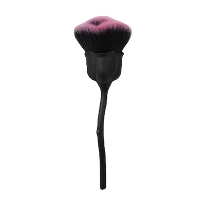 Rose Flower Nail Dust Brush – Ultra-Soft Nylon Manicure Cleaning Brush