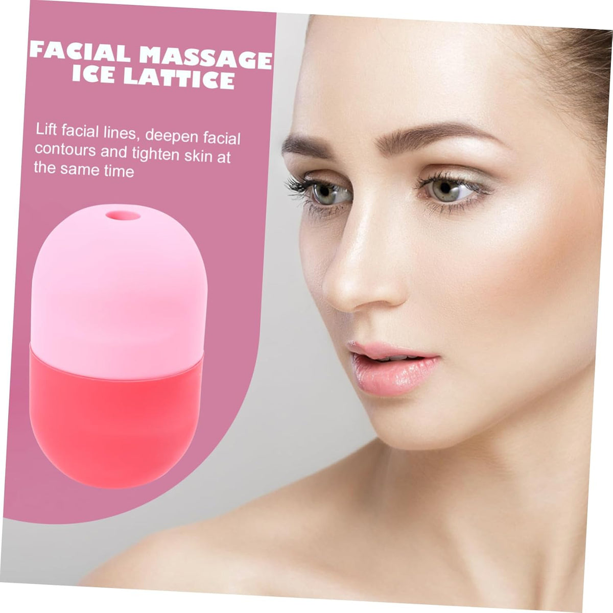 Silicone Ice Face Roller – Manual Facial Massage Tool