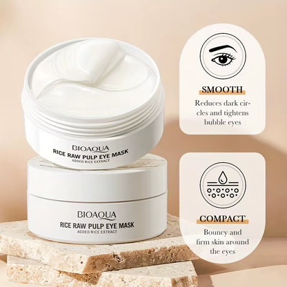 Rice Milk Under-Eye Patches – Moisturizing Hydrogel Eye Mask Jar