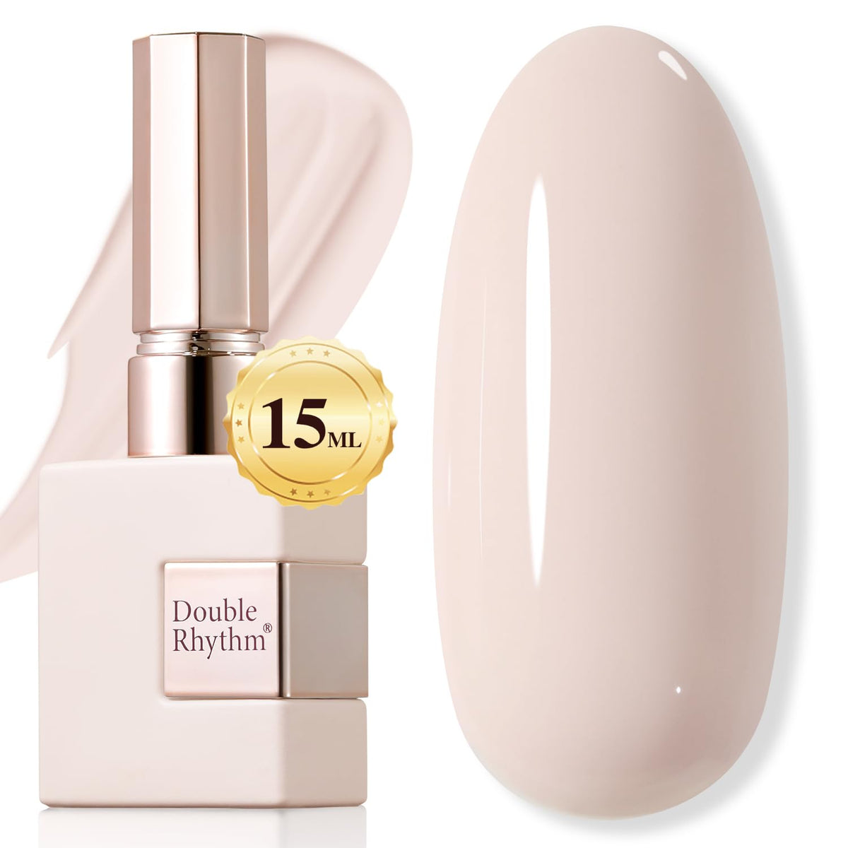 Beige Pink Sheer Gel Nail Polish – Soak-Off UV/LED Gel Color, 15 ml