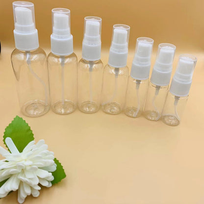 Empty Fine Mist Spray Bottle – Clear Plastic, Refillable for Toner