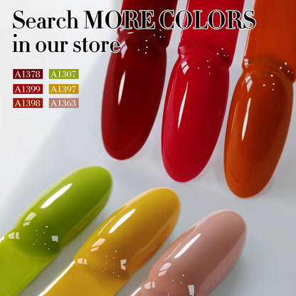 Sheer Red Gel Nail Polish – Soak-Off UV/LED Gel Color, 15 ml