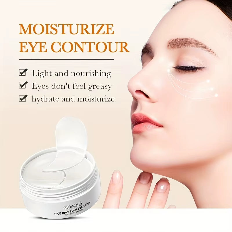 Rice Milk Under-Eye Patches – Moisturizing Hydrogel Eye Mask Jar