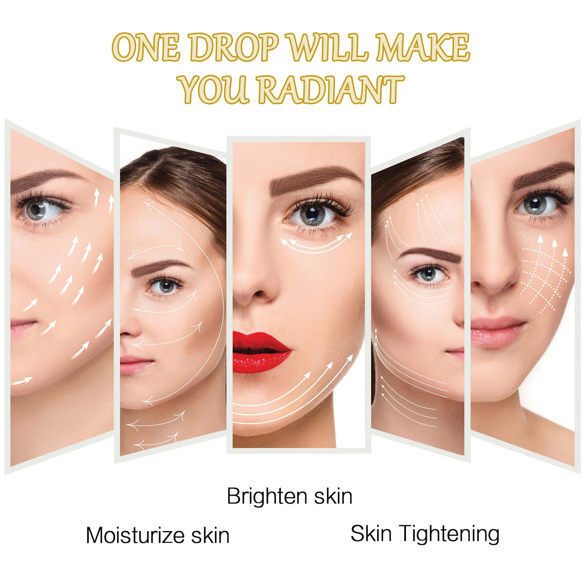 Bee Venom Serum Tighten Lightens Fine Lines Repair Dullness Moisturizing Firming Facial Skin Essence Brightening Skin