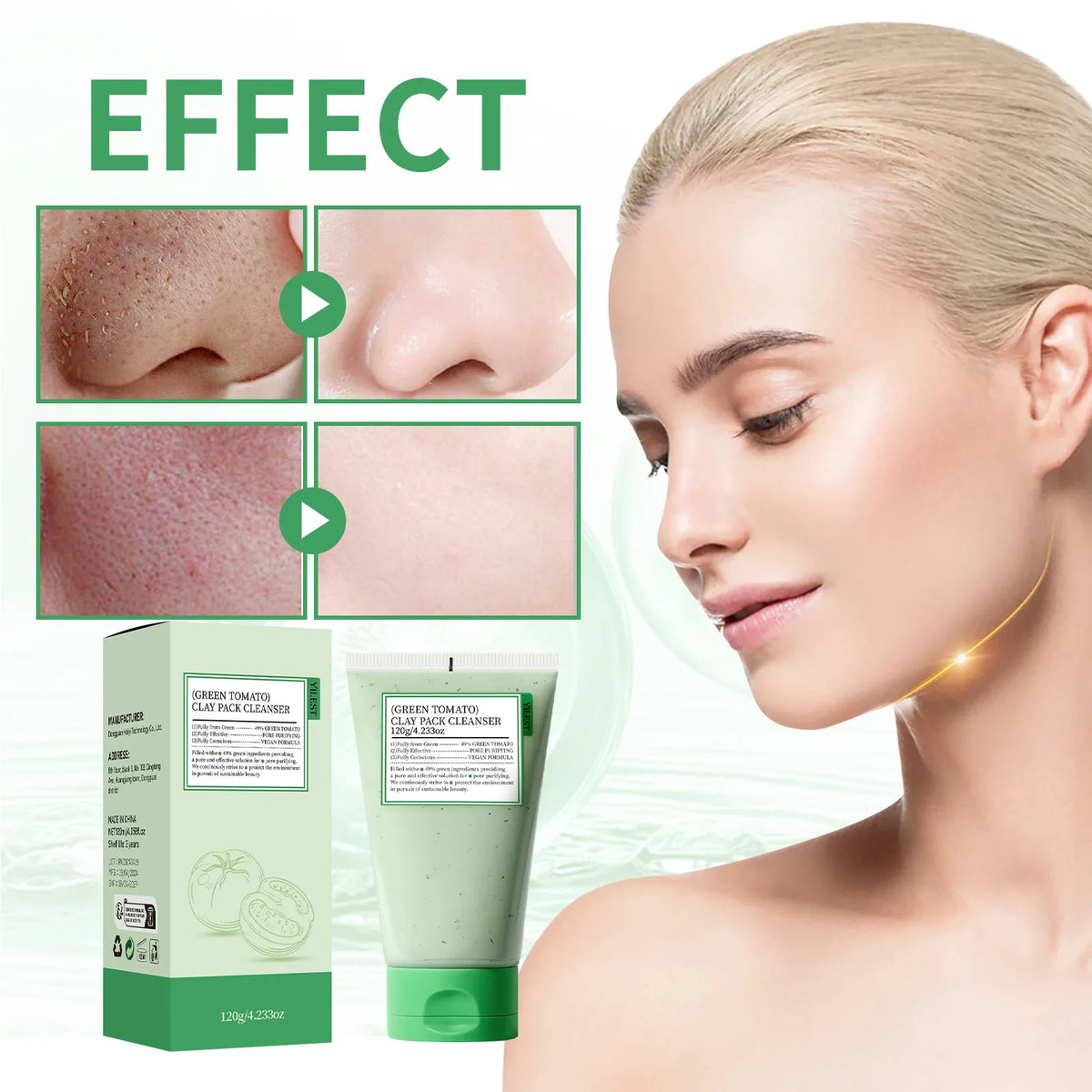 Green Tomato Facial Cleanser – Daily Face Wash