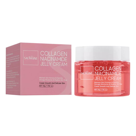 Collagen Jelly Face Cream – Hydrating Gel Moisturizer Jar
