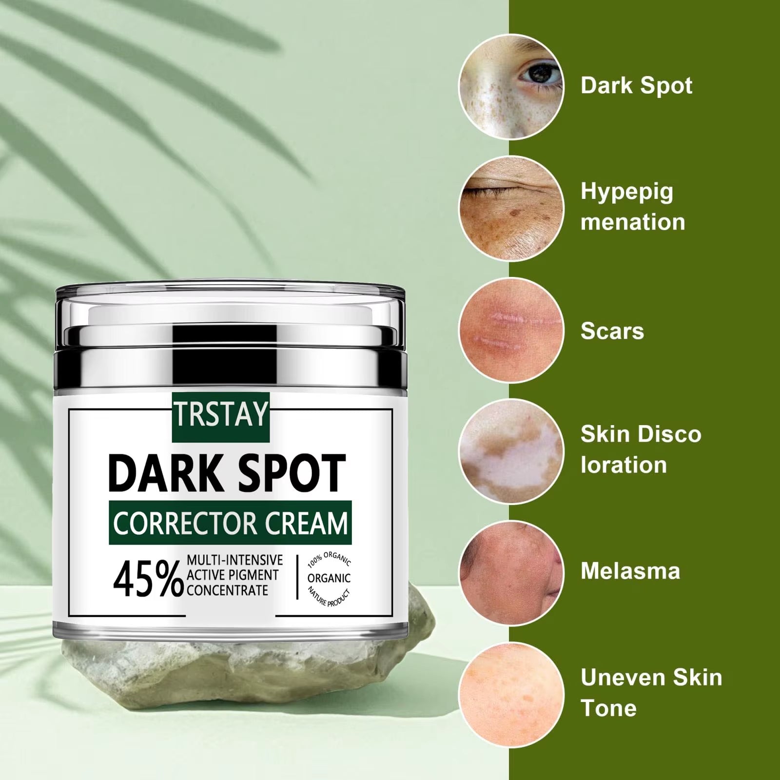 ENVISHA Dark Spot Remover Corrector for Face and Body, Dark Spot Corrector Cream,Moisturizer-Remover Sun Spot,