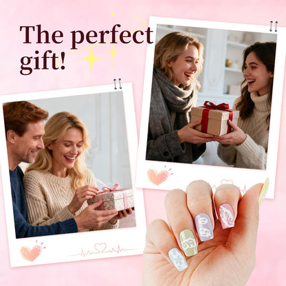 Poke Gel Nail Polish Set 8 Colors with Base Coat and Top Coat