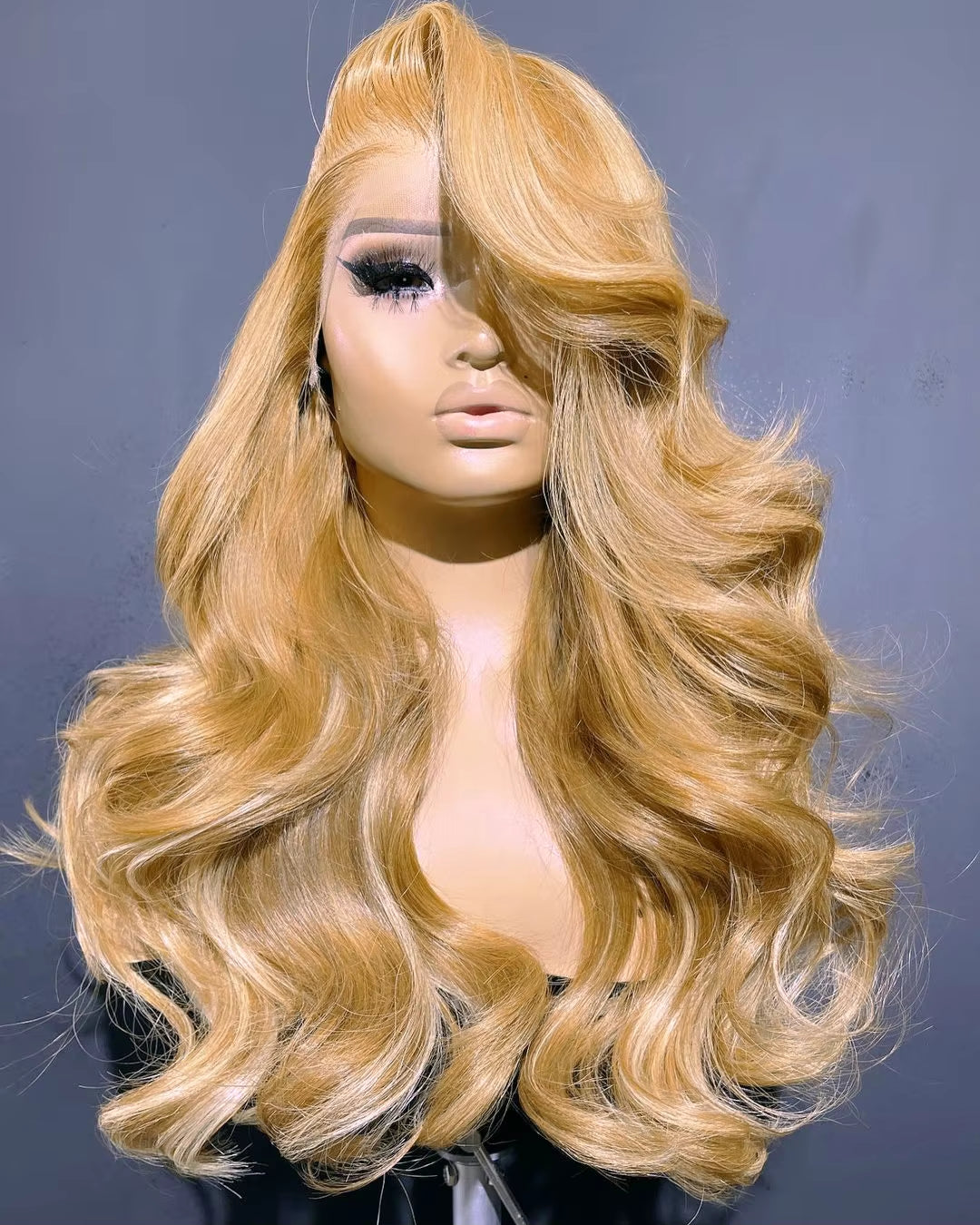 13X4 Synthetic Glueless Brown Lace Front Wigs for Women Chocolate Brown Body Wave Wig 13X6 Lace Frontal Wig Pre Cut 200% Density