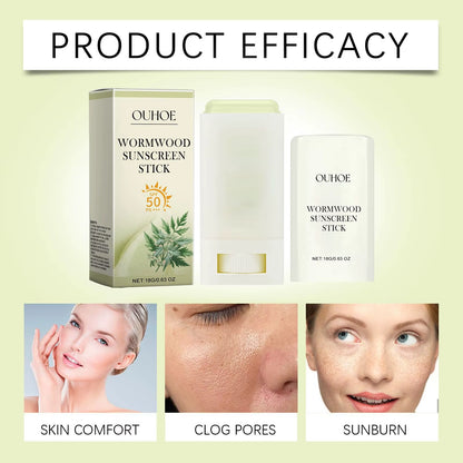 Wormwood Sunscreen Stick – Portable Sun Stick for Face and Body