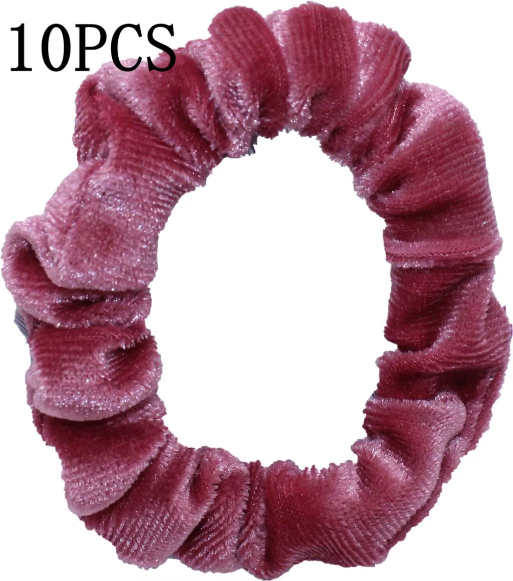 Velvet Hair Scrunchies Set