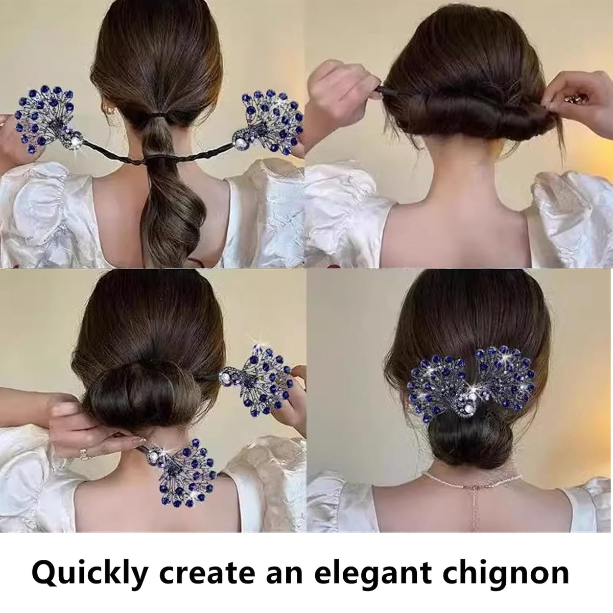 Effortless Chic: Korean-Inspired Hair Bun Maker for Stunning Styles in Seconds