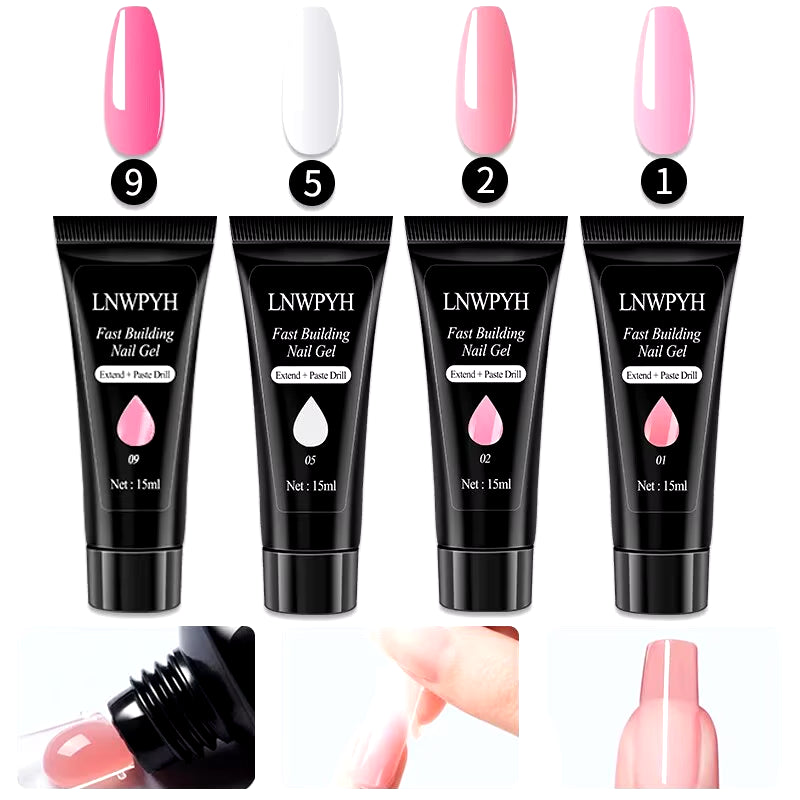 Gel Nail Polish Starter Kit with UV Lamp