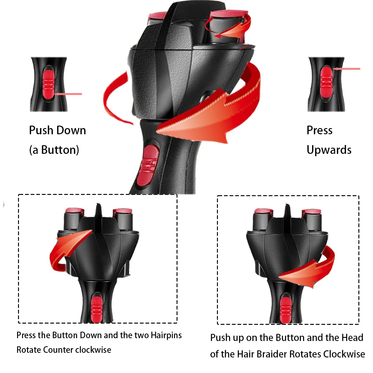 Automatic Hair Braider – Electric Hair Twist Braiding Tool for Women and Girls