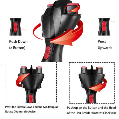 Automatic Hair Braider – Electric Hair Twist Braiding Tool for Women and Girls