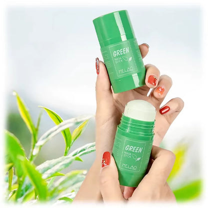 Green Tea Clay Mask Stick – Purifying Face Mud Mask
