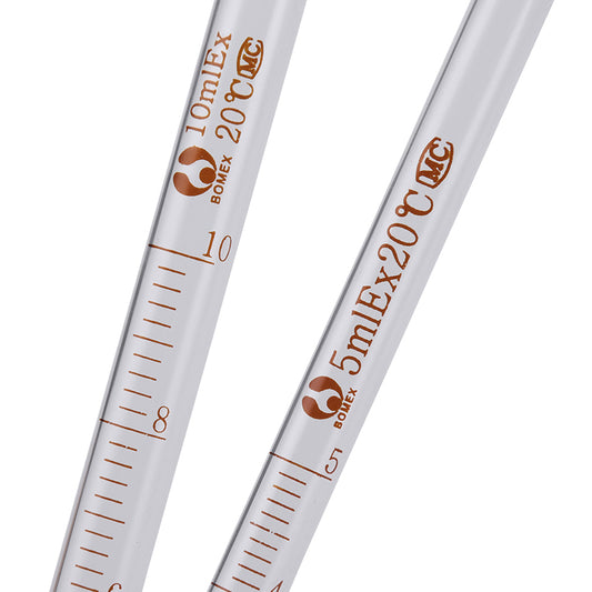 Glass Scale Dropper – Blue Rubber Head, 5ml or 10ml, for Serums