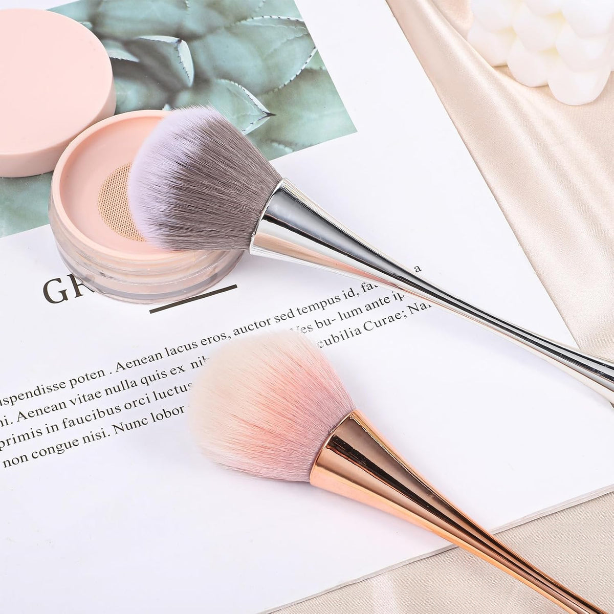 Nail Dust Brush Set – 3 Pcs, Soft Bristles for Manicure Clean-Up